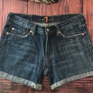7 for all man kind shorts.
